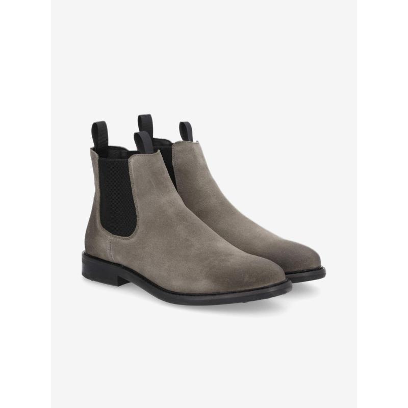 Boots PILOT CHELSEA SUEDE ELEPHANT BLACK Schmoove for men