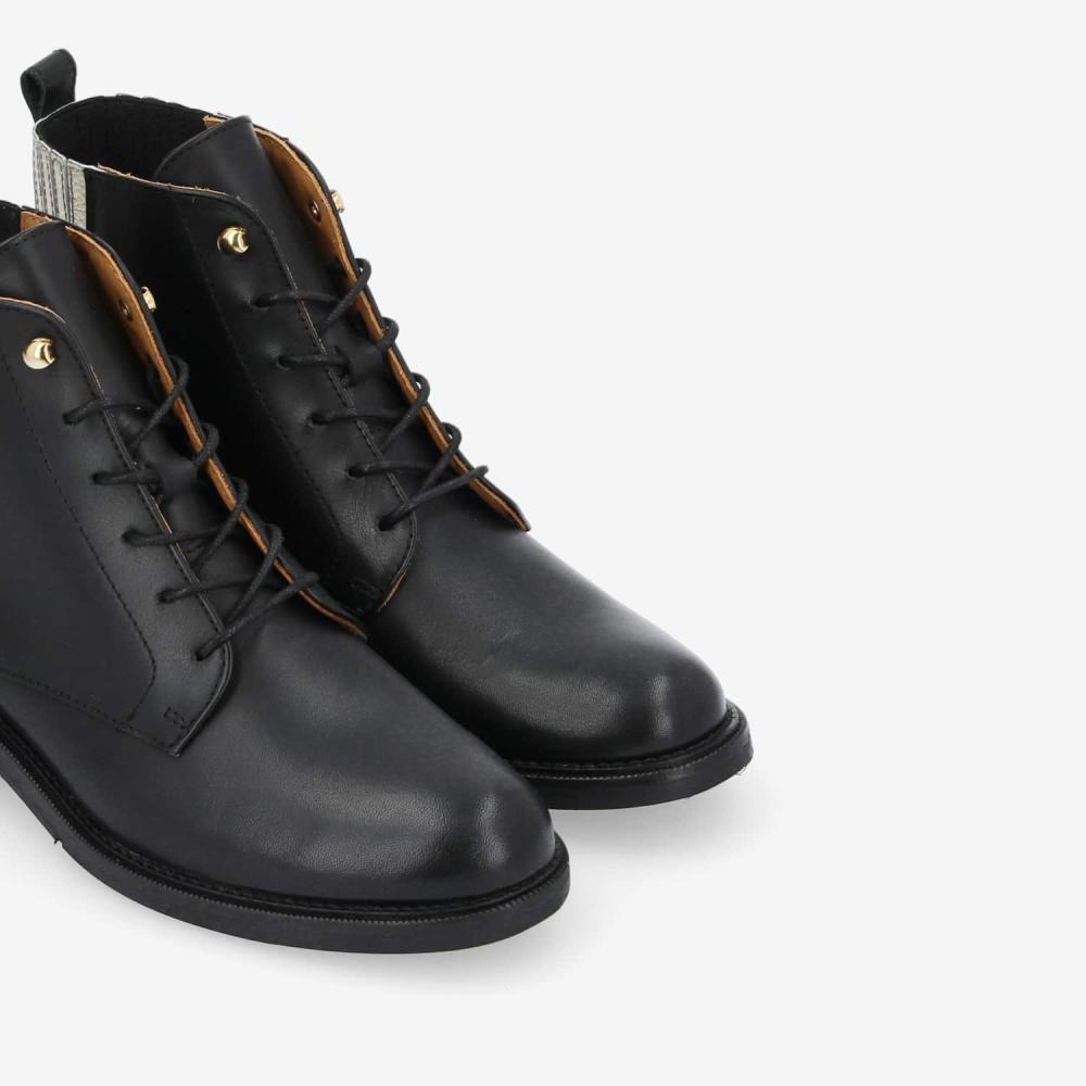 Bottines femme CANDIDE DESERT BOOTS NOIR DORE