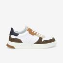 Autre image de ORDER SNEAKER M - NAPPA/SDE/COUNT - BLANC/VERT/BLEU MARINE