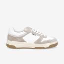 Autre image de SMATCH SNEAKER - SUEDE/NAPPA -  BEIGE/BLANC